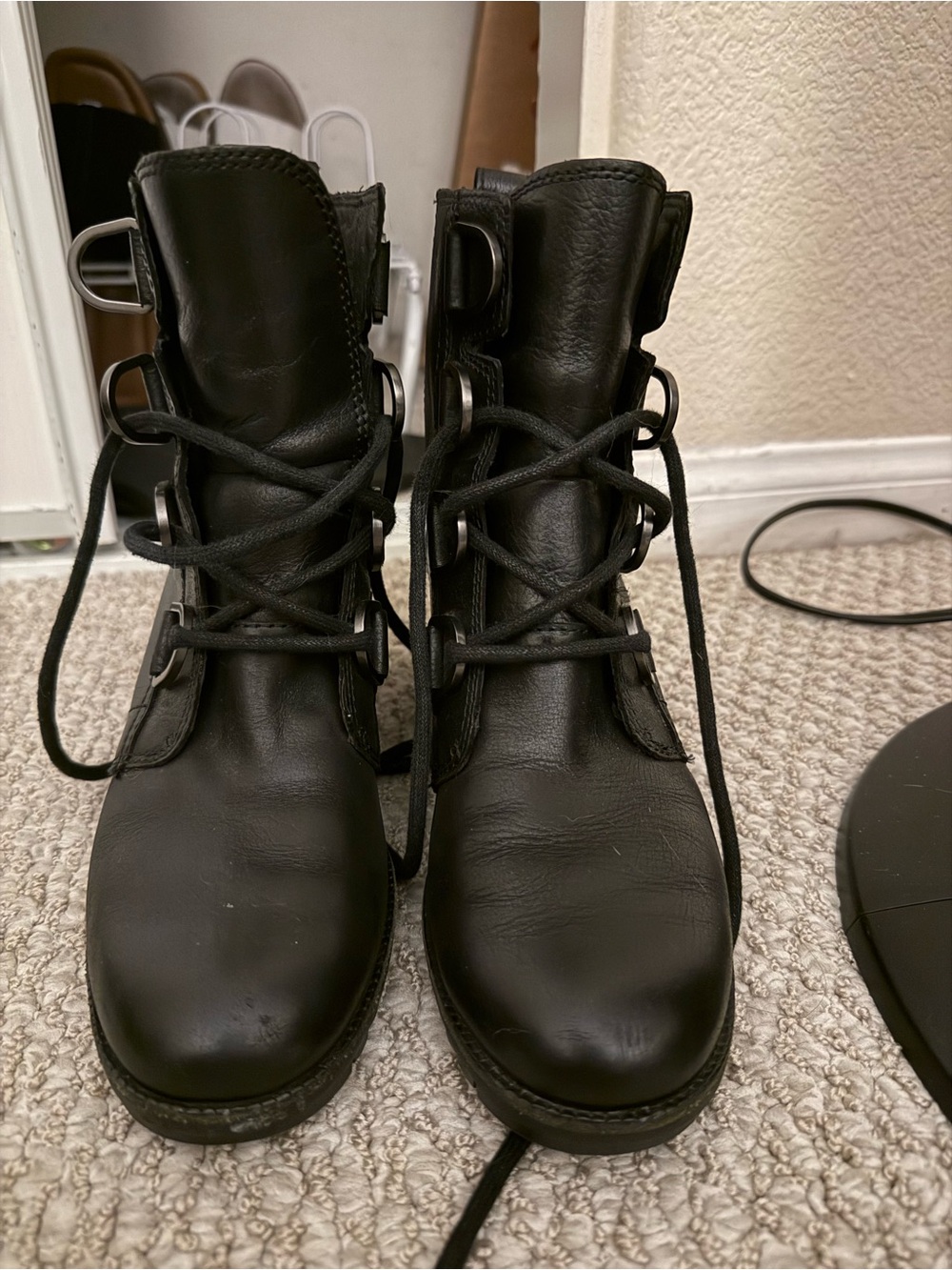 Sorel lace up booties